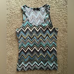 Apt. 9 Sequin Tank Top💚🩵💙